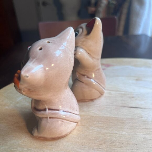 (VC) Vintage. Collectible. Anthropomorphic Cats. Salt & Pepper Shakers. - Picture 6 of 10